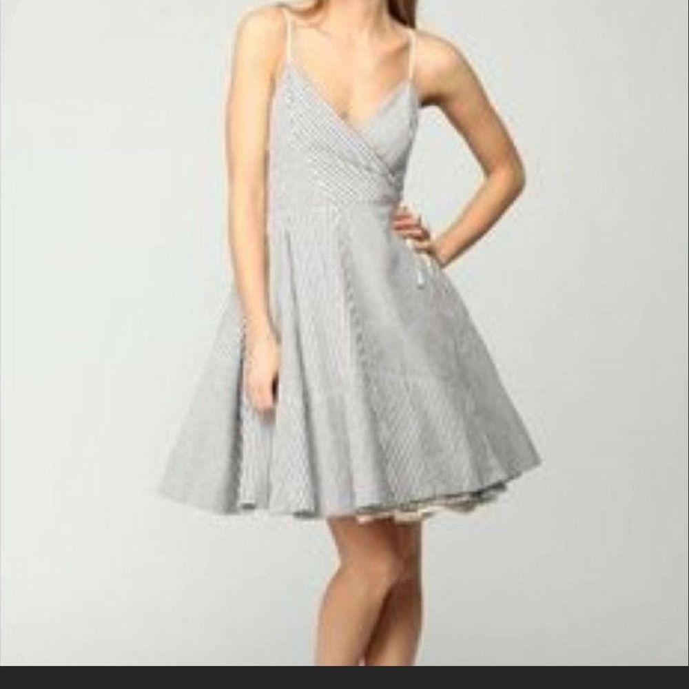 All Saints Gray Sleeveless Mini Dress